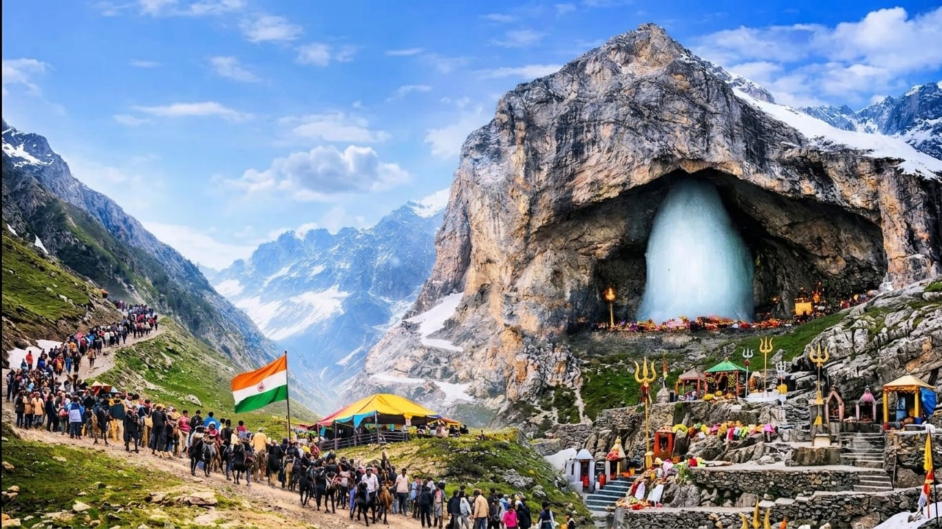 Featured image for Walk with Faith: Amarnath Yatra 2026 on Foot tour package